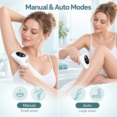 At-Home IPL Laser Hair Removal Device | 900,000 Flashes, 8 Power Levels, Whole-Body Hair Remover for Men & Women
