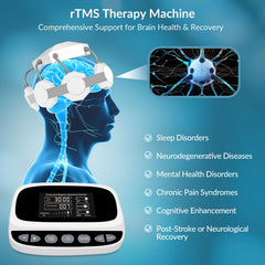 ZJZK rTMS Transcranial Magnetic Stimulation Device | Non Invasive Brain Therapy for Depression, Stroke Recovery, Parkinson, Anxiety & Autism